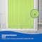 Kenney Mfg Medium Weight PEVA Shower Liner and Ring Set, 70" W x 72" H, Green KN61703 - alternate 8